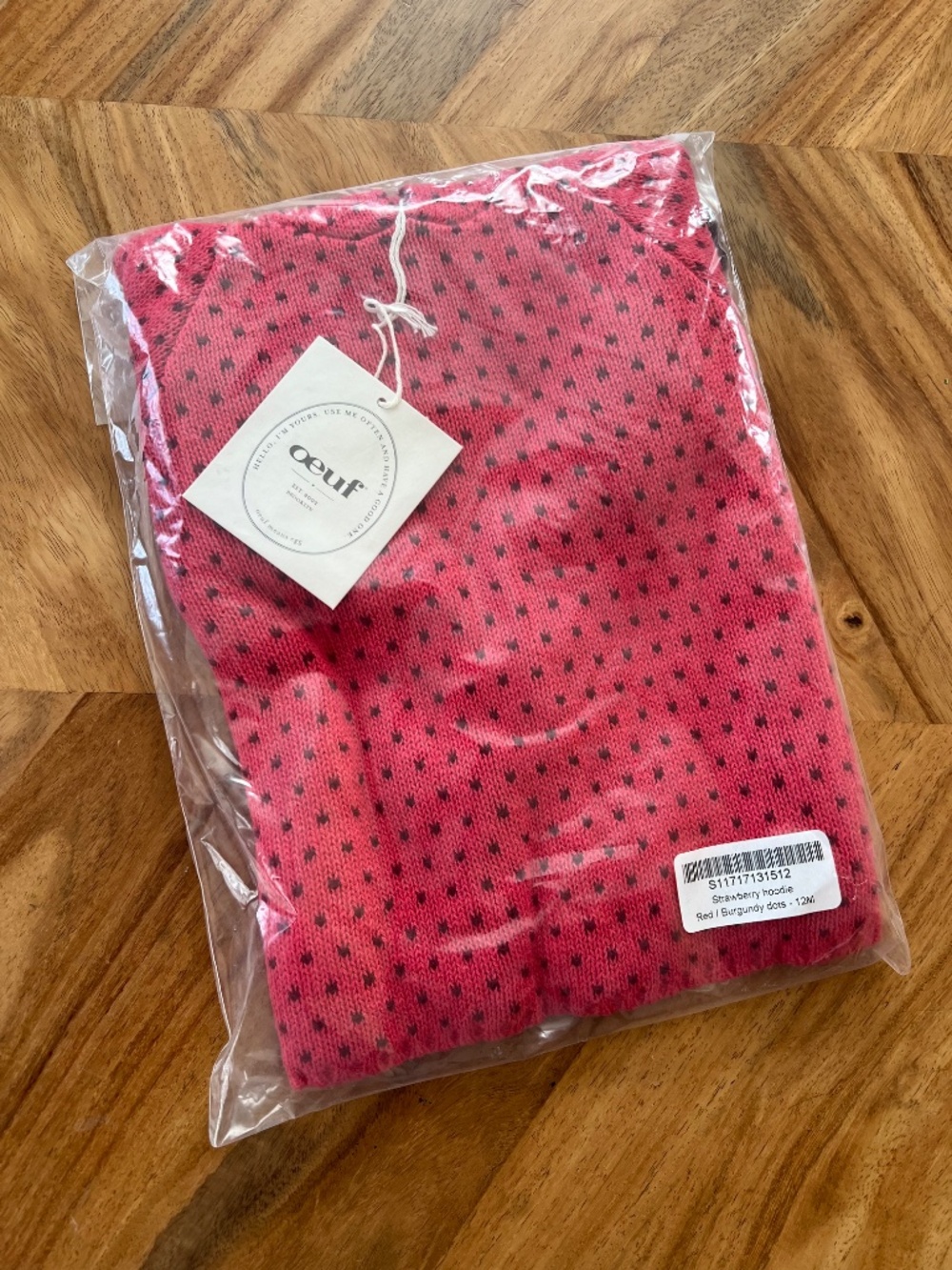 Oeuf Strawberry Hoodie - Picture 4 of 6